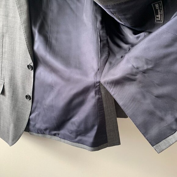 J. CREW LUDLOW Blazer Mens 42R Gray Sport Coat 2 Button Jacket Fabric Made Italy - Picture 12 of 13